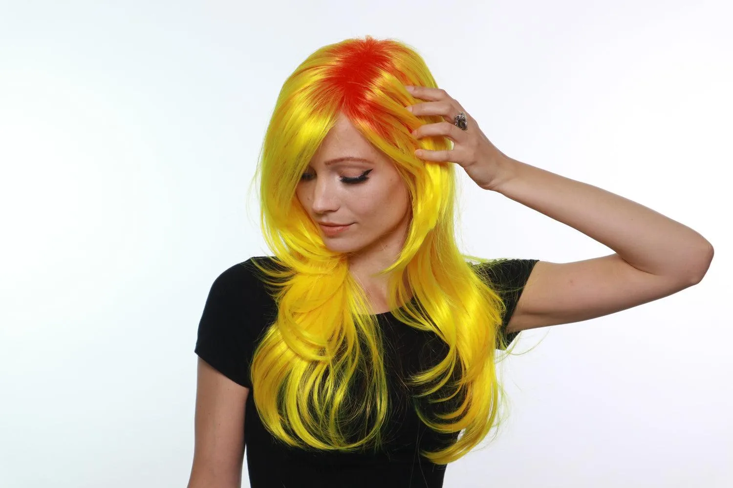 Angelica Partial Mono Wig by Noriko | Synthetic (Traditional Cap)
