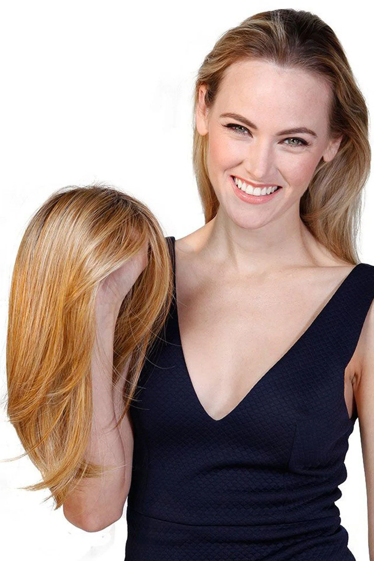 Belle Tress Toppers - Lace Front Mono Top Straight 14" (#7005)