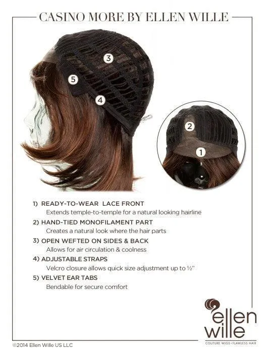 Casino More Wig by Ellen Wille | Synthetic