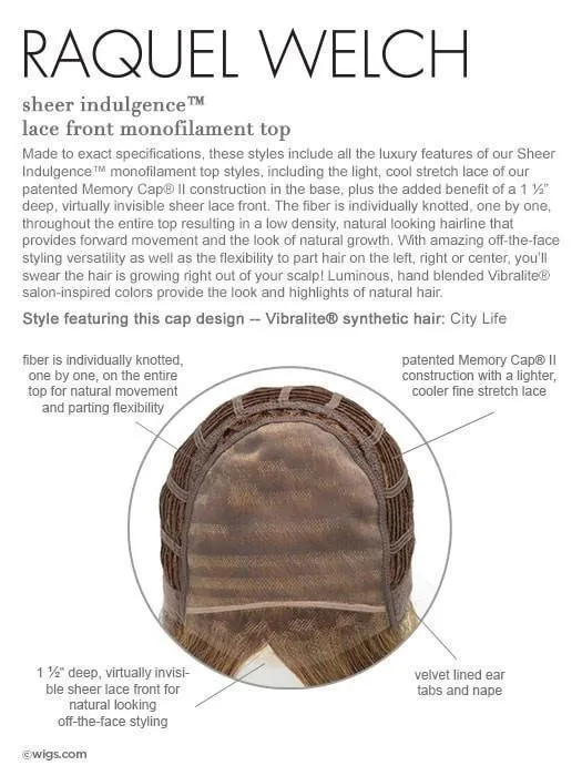 City Life Wig by Raquel Welch | Synthetic Lace Front | Clearance Sale Open Box (Unworn - Like New)