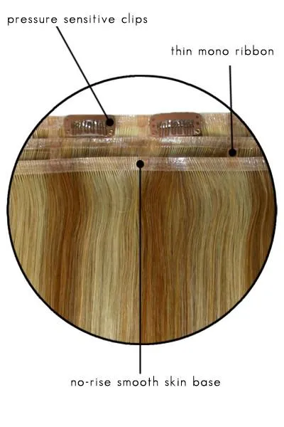 EasiHair Extensions - EasiXtend 16 inch HD 8pc Wavy (#346)