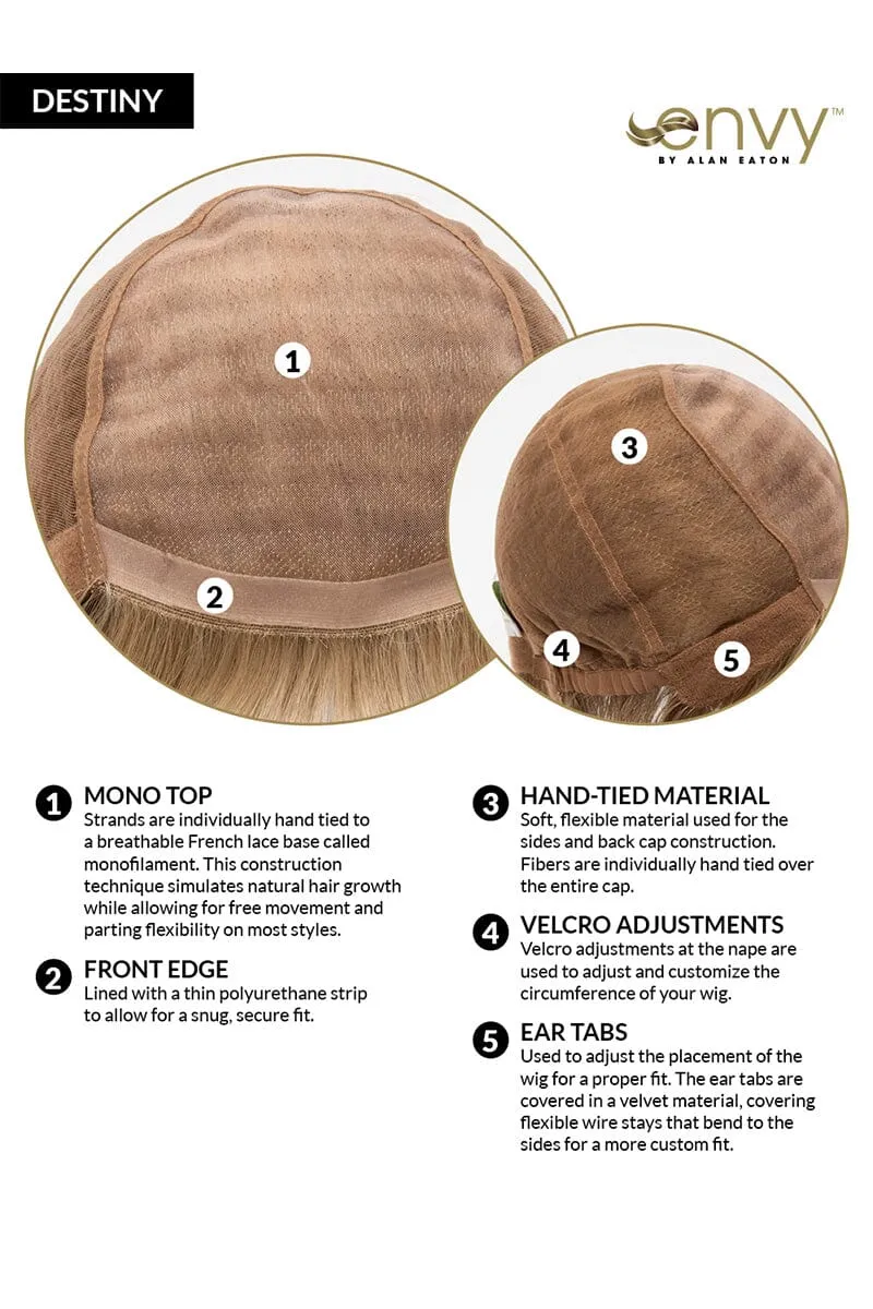 Envy Wigs - Destiny - Human Hair Blend