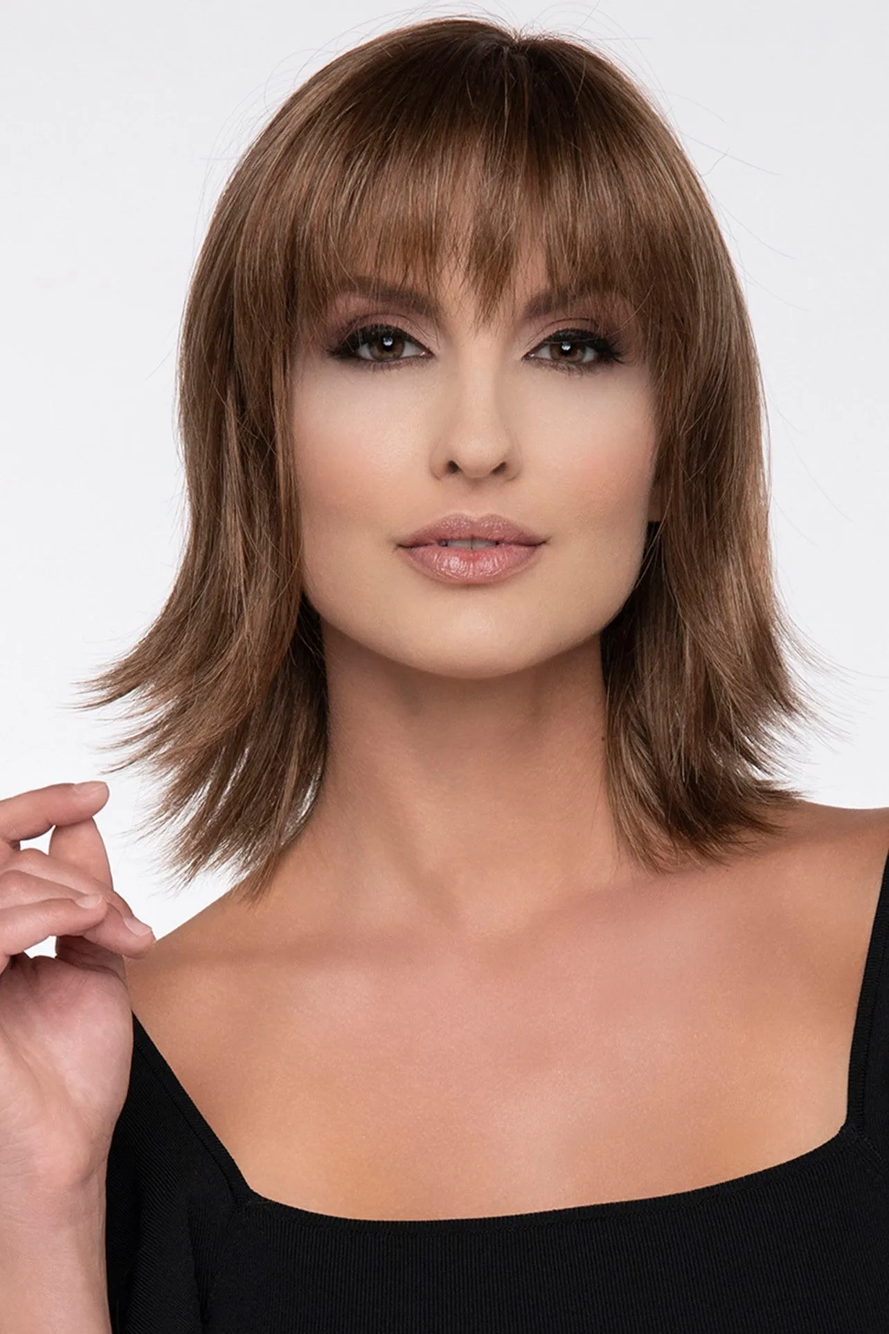 Sale - Envy Wigs - Amber - Color: Cinnamon Raisin