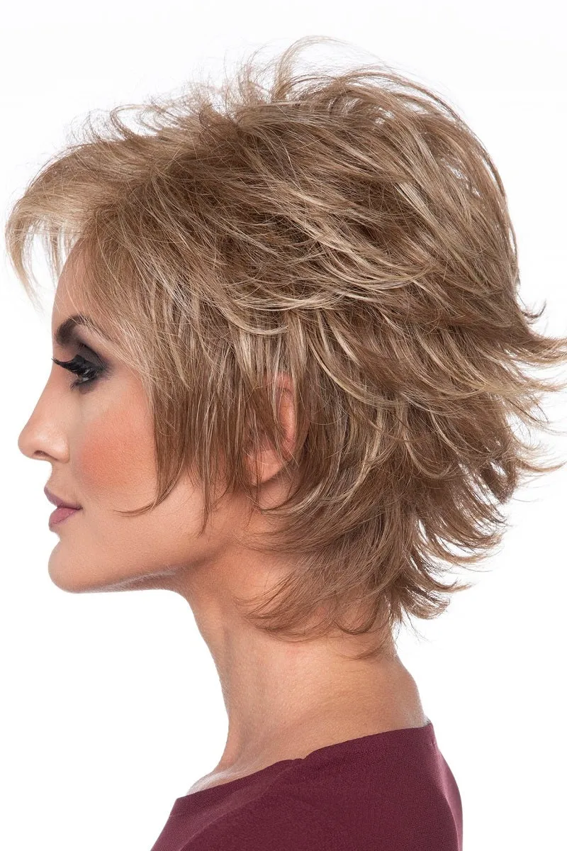 Sale - Envy Wigs - Aria - Human Hair Blend - Color: Cinnamon Raisin