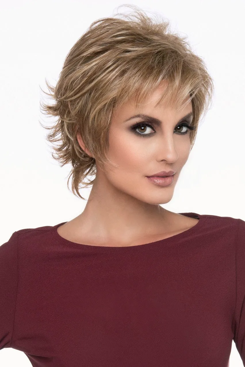 Sale - Envy Wigs - Aria - Human Hair Blend - Color: Cinnamon Raisin