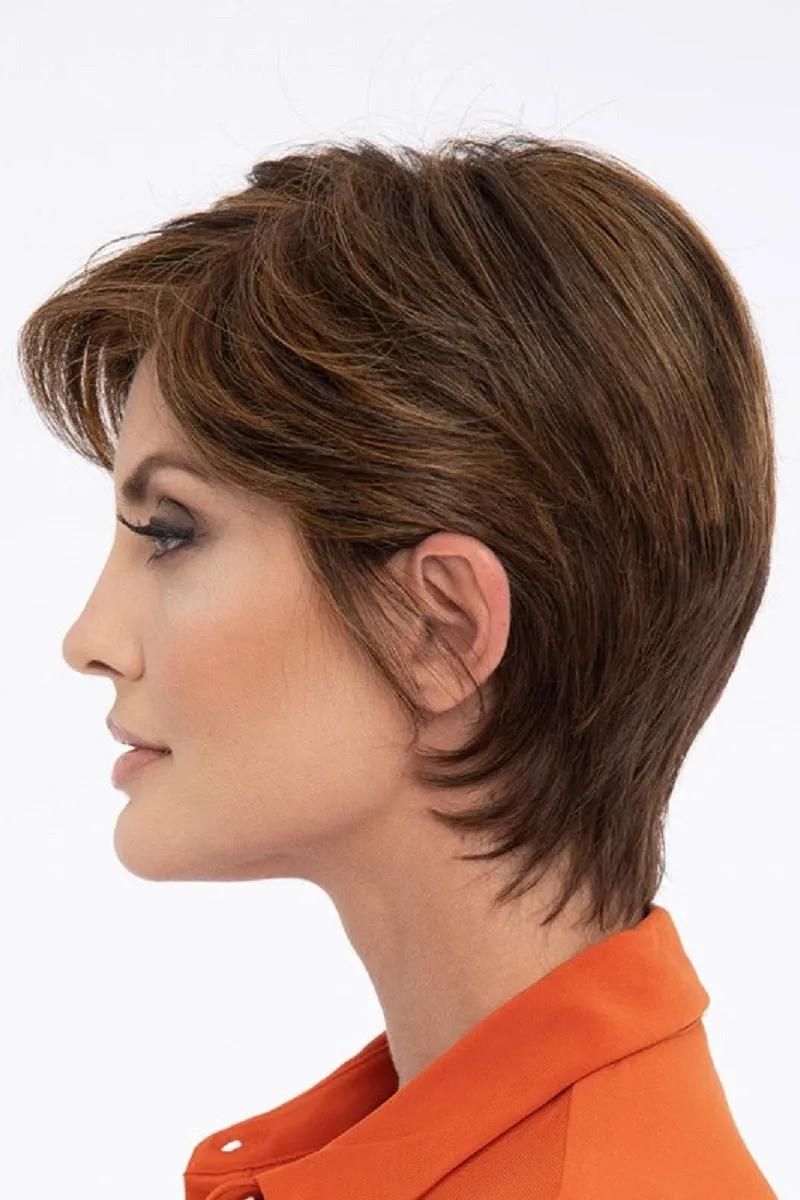 Sale - Envy Wigs - Paula - Human Hair Blend - Color: Almond Breeze