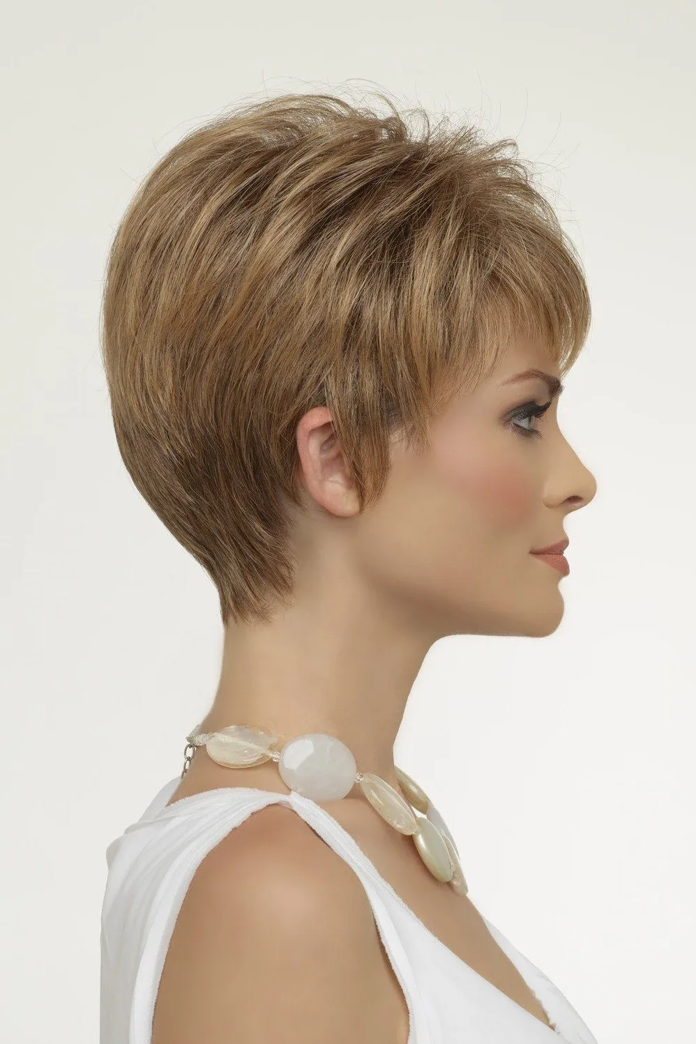 Sale - Envy Wigs - Tiffany Petite Mono - Color: Medium Grey