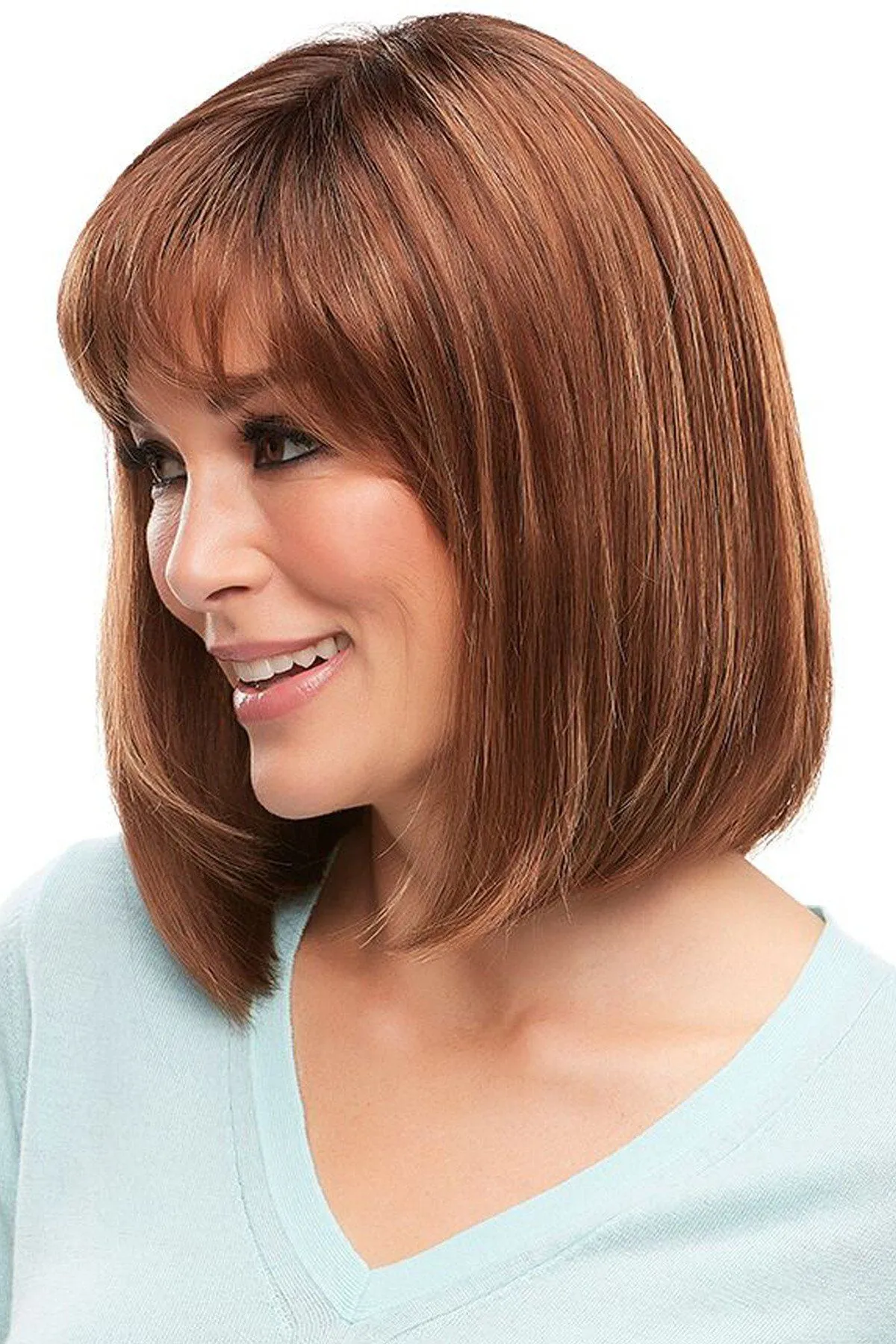 Sale - Jon Renau Wigs - Emilia (#5702) - Color: 6/33 (Raspberry Twist)