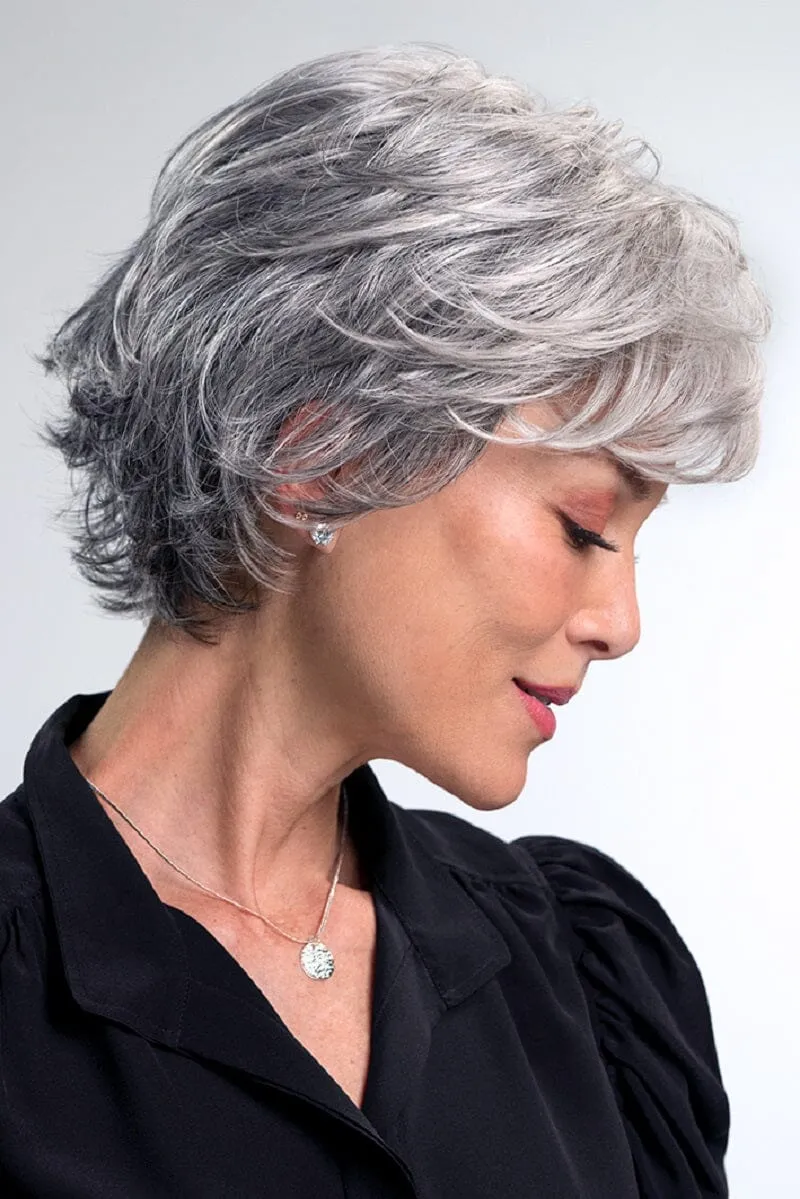 Sale - Jon Renau Wigs - Jazz - Petite (#5362) - Color: 101F48T (Martini)