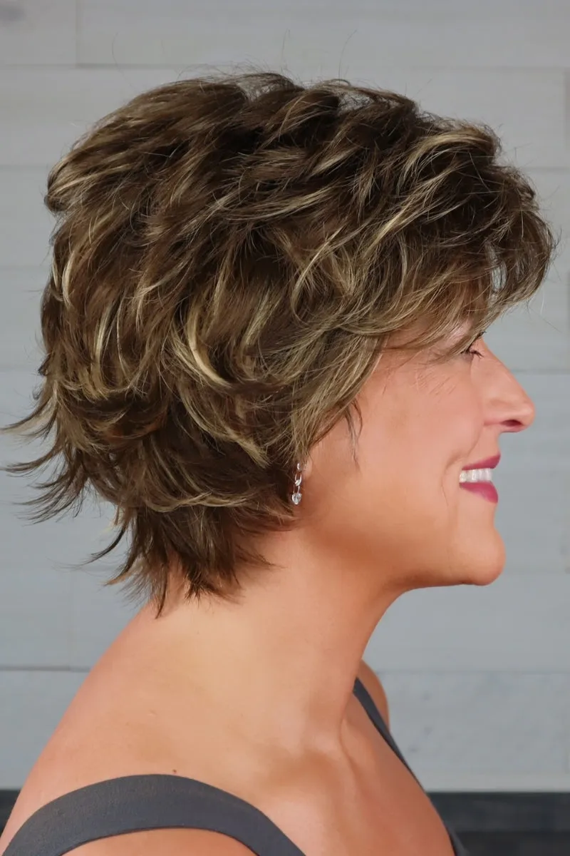 Sale - Noriko Wigs - Nour (#1724) - Color: Chocolate Swirl