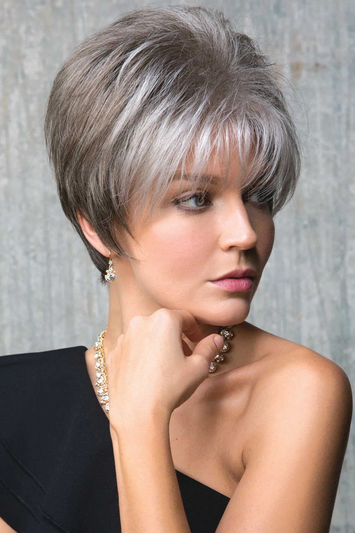Sale - Rene of Paris Wigs - Samy #2340 - Color: Silver Stone