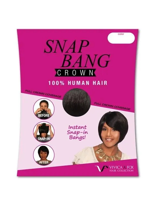 Snap Bang Crown | Human Hair