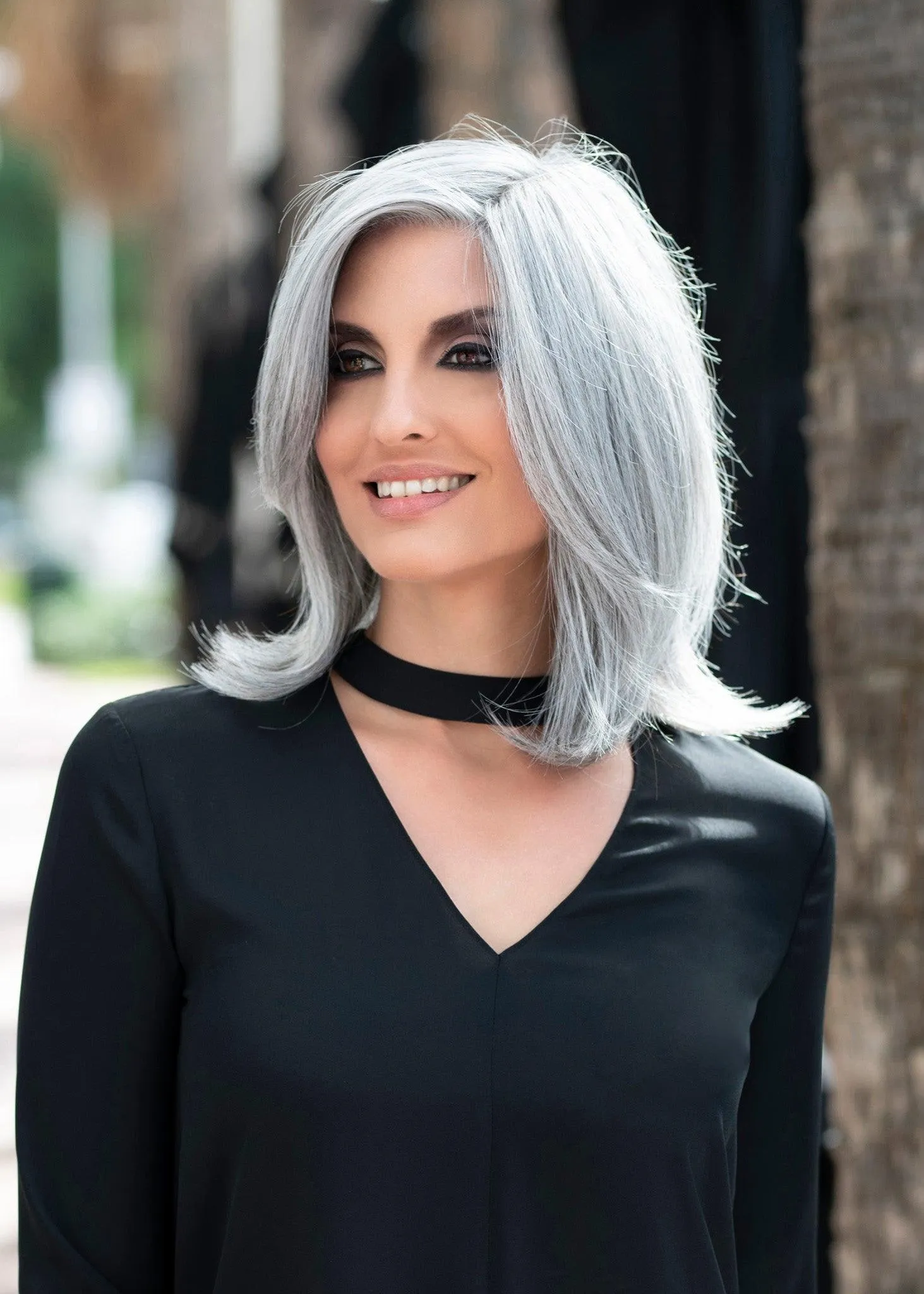 Zoey Wig by Envy | Human Hair Blend (Hand-Tied Lace Front Mono Top)