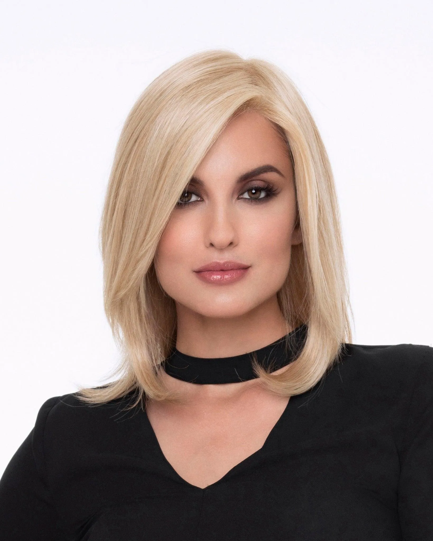 Zoey Wig by Envy | Human Hair Blend (Hand-Tied Lace Front Mono Top)